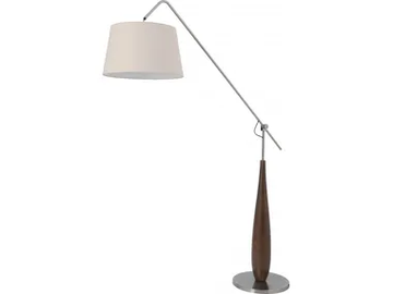 VIBEN - Wooden floor lamp by Flam & Luce - view 2